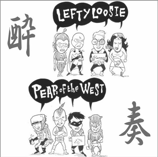 Lefty Loosie - Pear of the West - split - CD (2009)